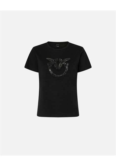 T-shirt Logo Love Birds Decorato - Pinko PINKO |  | 100535-A2RN 1Z99